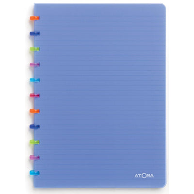 Atoma – Tutti Frutti Notizbuch, ft A4, 144 Seiten, kariert 5 mm, transparent blau