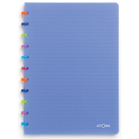 Atoma – Tutti Frutti Notizbuch, ft A4, 144 Seiten, kariert 5 mm, transparent blau