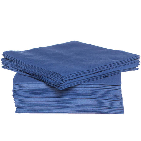 Cosy - Trendy Serviette, 38 x 38 cm, blau, 40 Stück