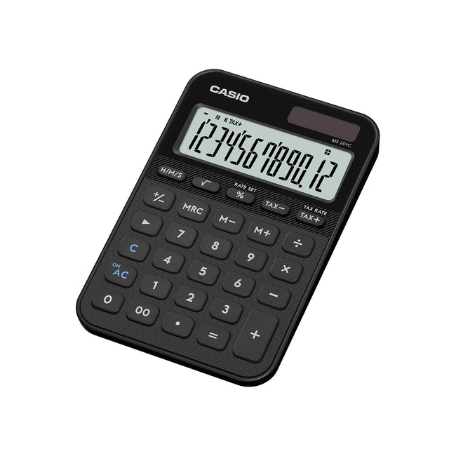 Casio -  Rekenmachine  ms-20yc-bk zwart