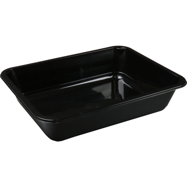 Klika - Menüschale Menütablett 1 Fach 650cc 227x178x50mm 260 Stück grau