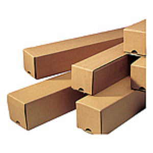 Timmers - Tube | Golfkarton | Quadrat | 105x105x610mm | Braun | 10 Stücke