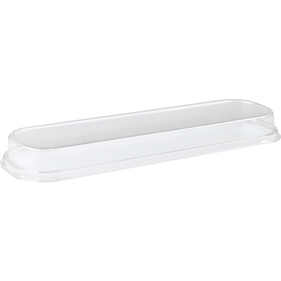 Klika - Deckel | Recyceltes PET | 255x54x23mm | transparent | 500 Stück