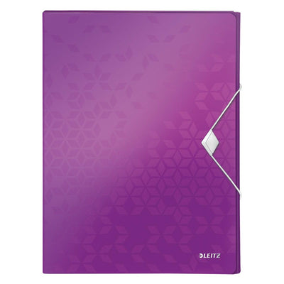 Leitz - Dokumentenbox WOW 30mm A4 PP lila