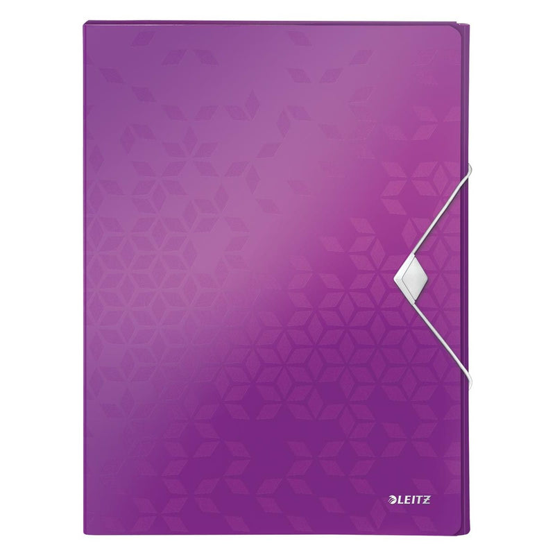 Leitz - Dokumentenbox WOW 30mm A4 PP lila