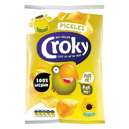 Croky - Chips-Gurken, Beutel mit 100 Gramm