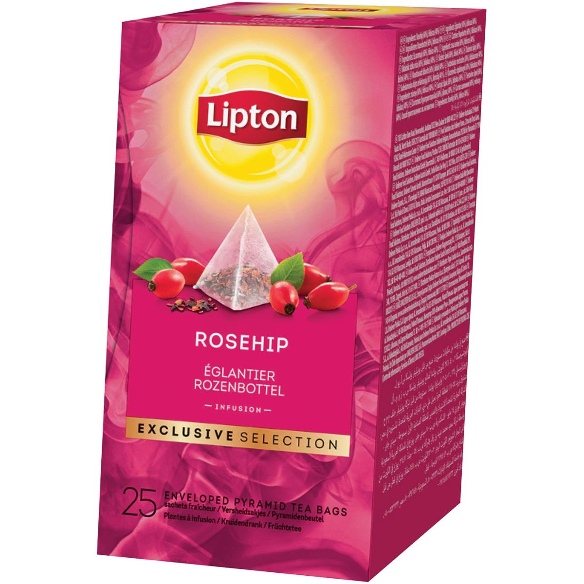 Lipton Tea Company – Tee, Hagebutte, exklusive Auswahl, Schachtel mit 25 Beuteln
