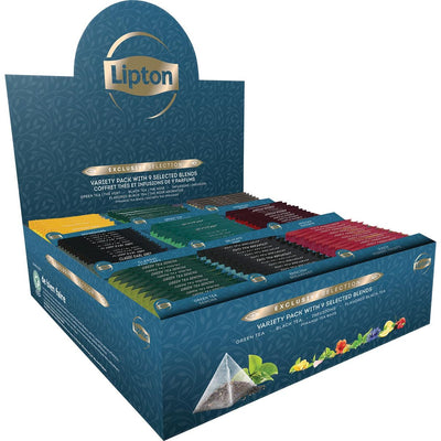 Lipton Tea Company – Teesortiment Exclusive Selection, 9 Geschmacksrichtungen, Display mit 108 Beuteln