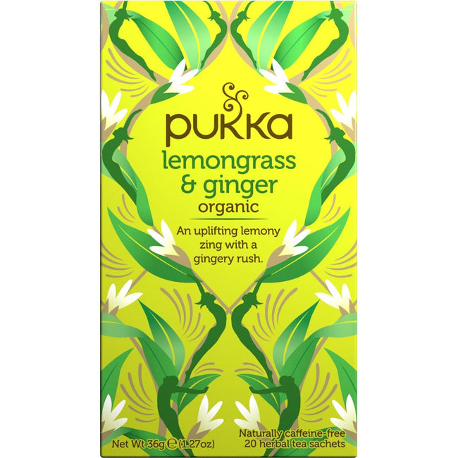 Pukka - Tee Bio, Zitronengras-Ingwer, Packung à 20 Stück