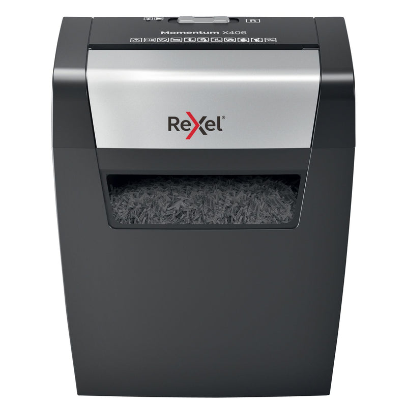 Rexel - Aktenvernichter Momentum X406, Chips 4x28mm