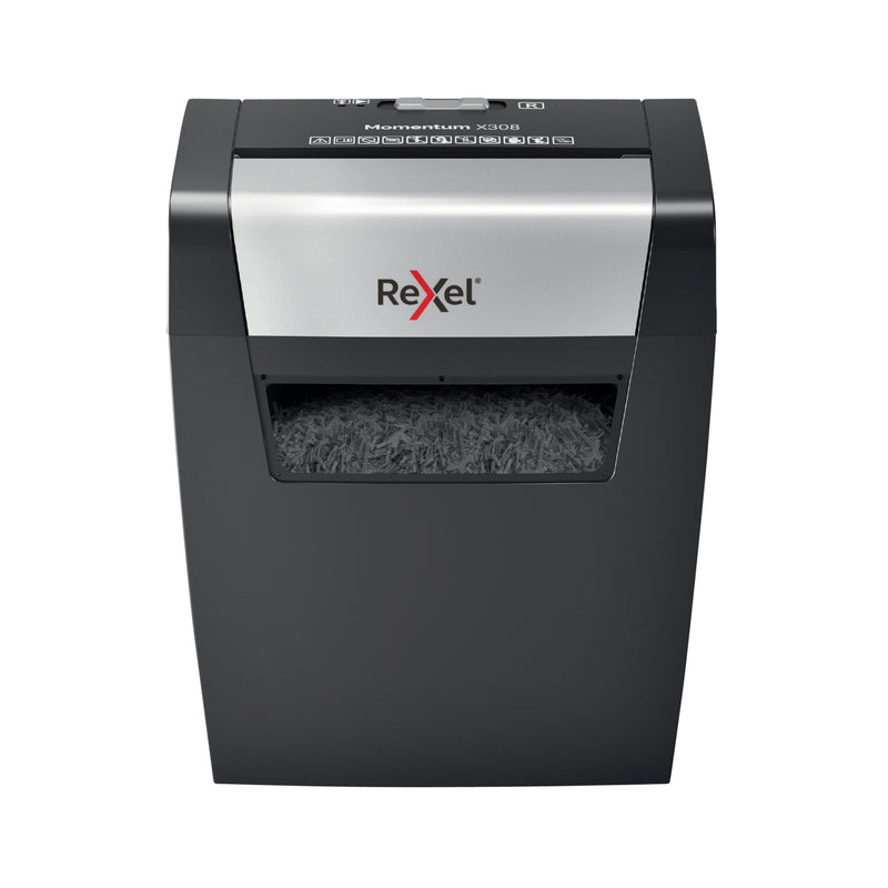 Rexel - Aktenvernichter Momentum X308 zerkleinert 5x42mm