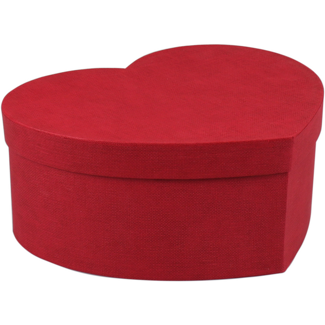 Klika -  Geschenkdoos | Heart Shape | karton | 20x25x10cm | rood | 16 stuks