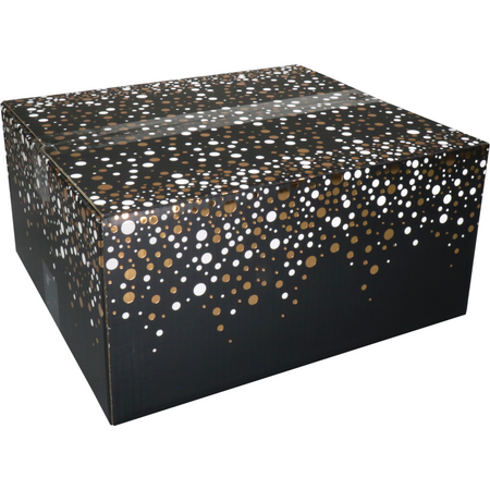 Klika -  Geschenkdoos | Party Spot-On | golfkarton | 35x31x17cm | 50 stuks