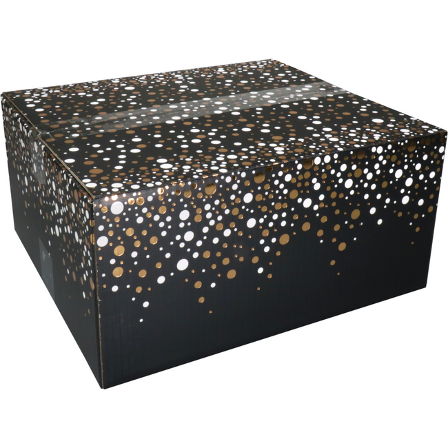 Klika -  Geschenkdoos | Party Spot-On | golfkarton | 35x31x17cm | 50 stuks