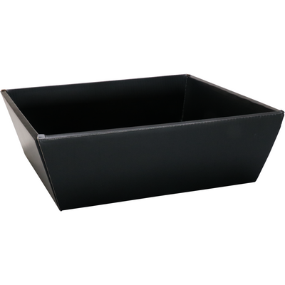 Klika -  Mand | biermand | golfkarton | 31x29x10cm | vierkant | zwart | 40 stuks