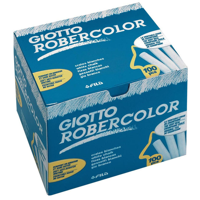 Giotto - Tafelkreidebox mit 100 Stück weiß