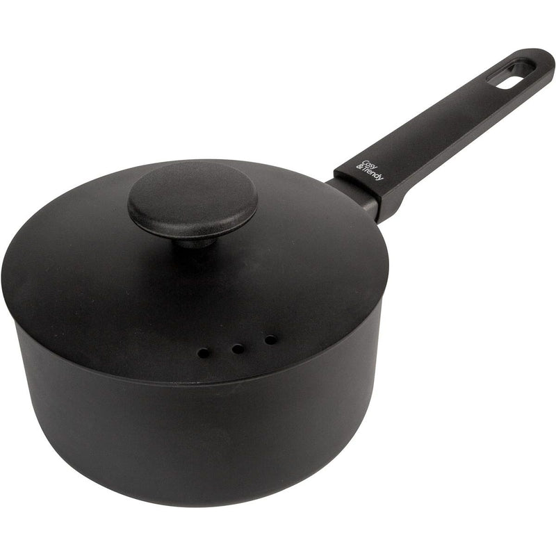 Cosy - Trendy Full Black Saucentopf, 16 cm, schwarz