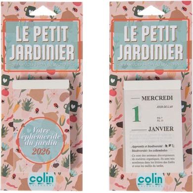 Klika - Le Petit Jardinier Tagesblockkalender