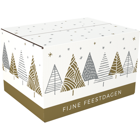 Klika - Weihnachtspaketbox | Unter dem s | Wellpappe | 450x350x230mm | Weihnachten | d | 10 Stück