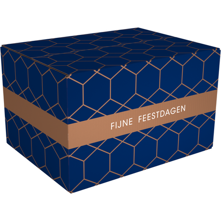 Klika - Weihnachtspaketbox | Berghütte | Wellpappe | 550x390x300mm | Weihnachten | e | 10 Stück