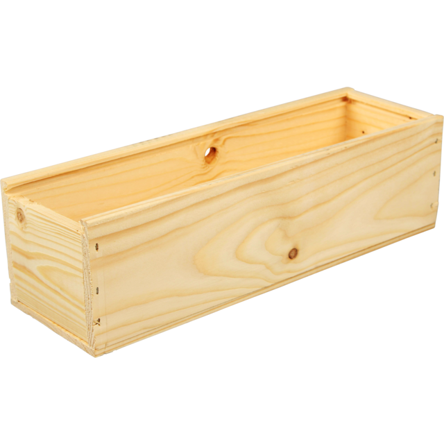 Klika - Wijnkist | Holz | 1 Flasche | exkl 340x95x85mm | 5 Stücke