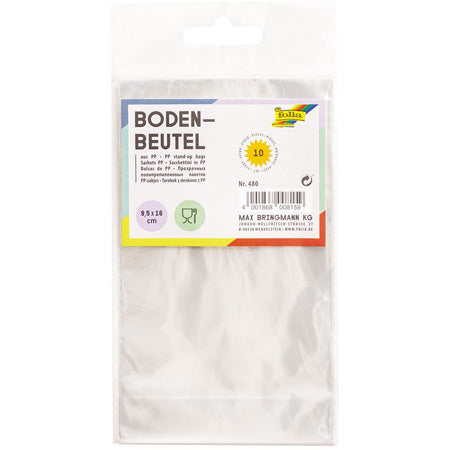 Folia - Transparente Beutel ft 95 x 160 mm, Packung mit 100 Stück