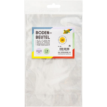 Folia – Transparente Beutel ft 145 x 235 mm, 10 Stück