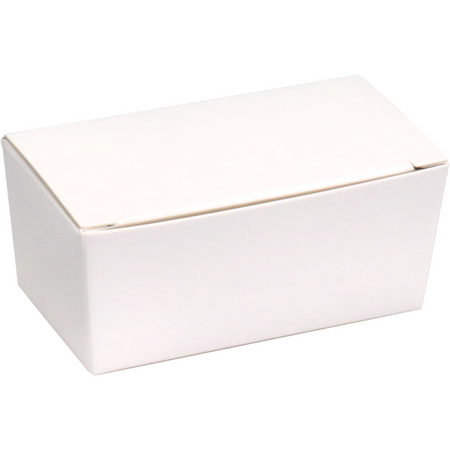 Depa -  Ballotin | miniballotin | karton + PP | 2 bonbons | 67x35x31mm | wit/goud | 600 stuks
