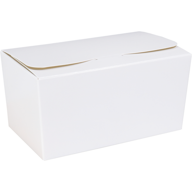 Depa -  Ballotin | karton + PP | 500gr | 132x76x70mm | wit/goud | 150 stuks