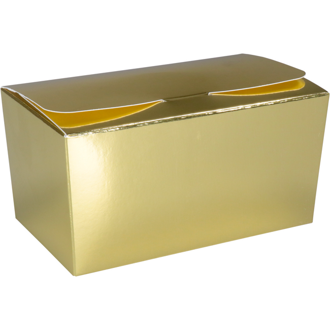 Depa -  Ballotin | karton + PP | 500gr | 132x76x70mm | goud/wit | 150 stuks