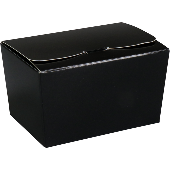 Depa -  Ballotin | karton + PP | 150gr | 89x60x55mm | zwart/goud | 200 stuks