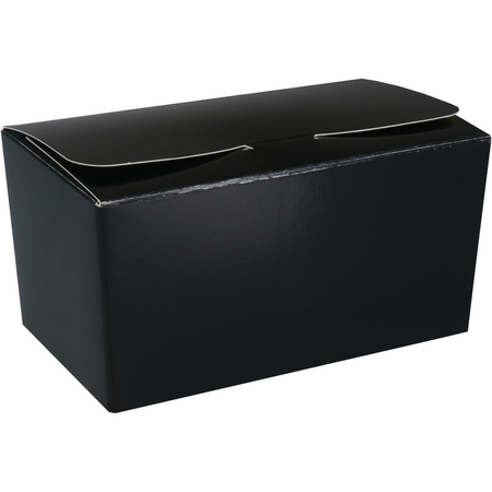 Depa -  Ballotin | karton + PP | 500gr | 132x76x70mm | zwart/goud | 150 stuks