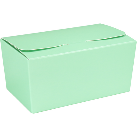Depa -  Ballotin | karton + PP | 375gr | 125x73x62mm | mintgroen/zilver | 200 stuks