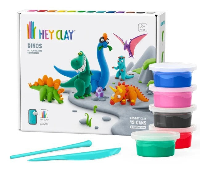 Office -  Klei Hey Clay dinos set à 15 delen