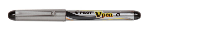 Pilot -  Vulpen  vpen m zilver zwart | 12 stuks