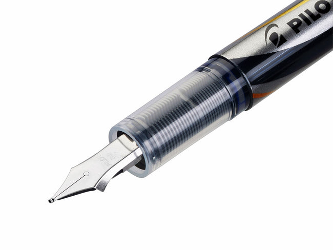Pilot -  Vulpen  vpen m zilver blauw | 12 stuks