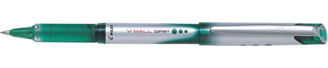 Pilot -  roller V-BALL Grip, medium punt 0,7 mm, groen