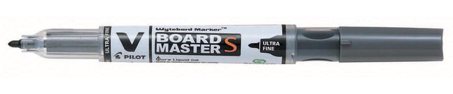 Pilot -  V-Board Master whiteboardmarker, ronde punt, 0,8 mm, zwart