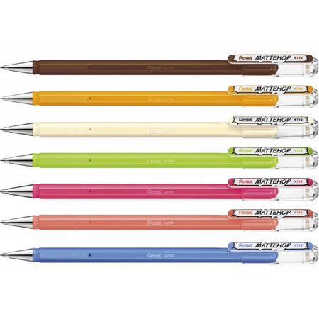 Pentel -  Gelschrijver  k110 mattehop fun origin m ass