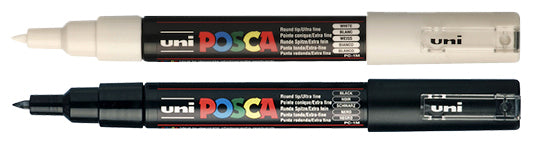 Posca -  Paintmarker uni  pc1mc ef zwart