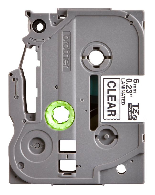 Brother -  Labele  ptouch tze111 6mm transparant | 25 stuks