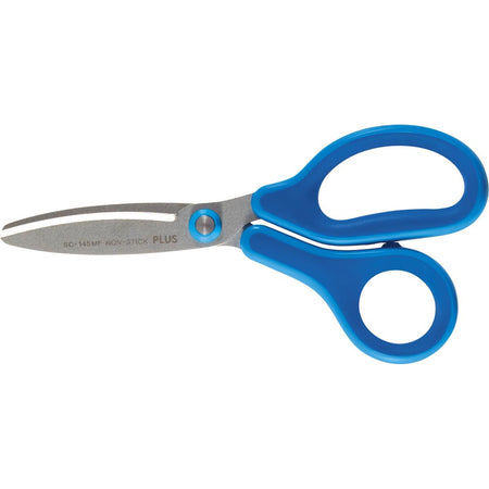 Plus - FitCut Curve KIDS-Schere, Fluorklingen, 14,5 cm, blau, im Blister