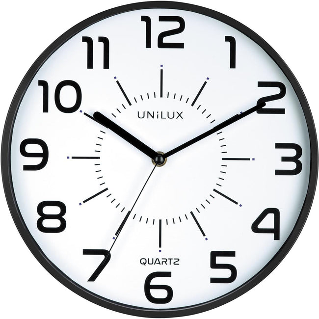 Unilux - Wanduhr Pop schwarz