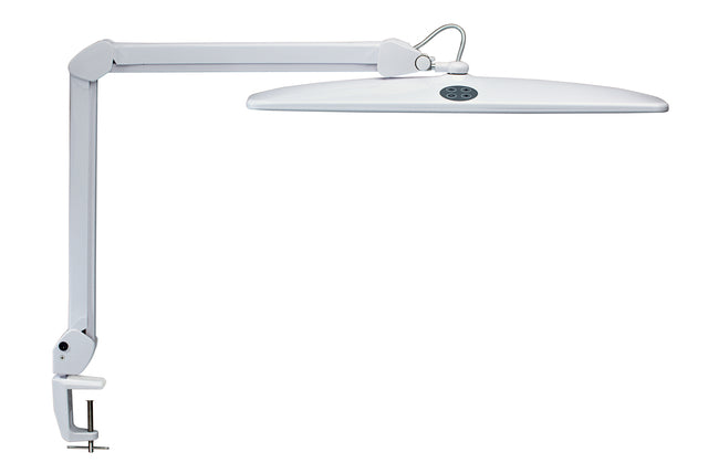 Workplast kam Maul Work LED Tischklemme dimmbar weiß