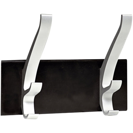 Unilux - Wandgarderobe Cypres 2 Haken metallic grau