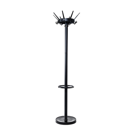 Maul - Caligo Garderobenständer stehend 175cm 32 Haken schwarz RAL9004