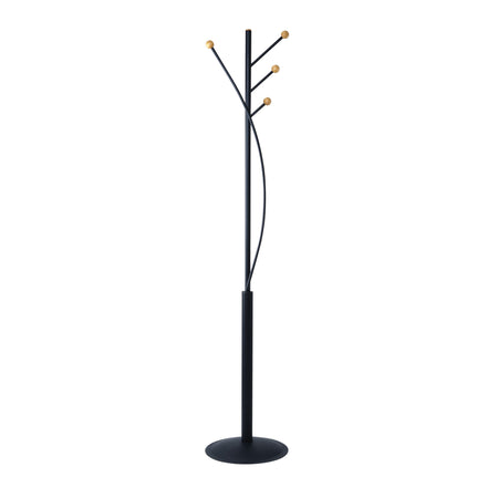 MAUL - Garderobenständer Aura stehend 180cm 4 Haken schwarz