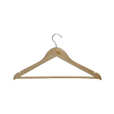 MAUL - Kleiderbügel aus Holz 450x220mm Buche 8 Stück