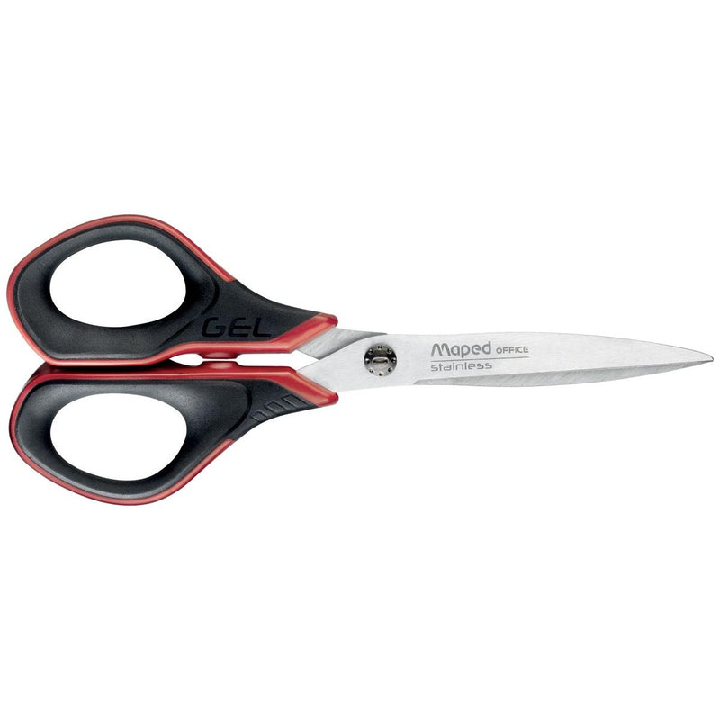 Maped Office - Schere Advanced Gel 17 cm schwarz und rot