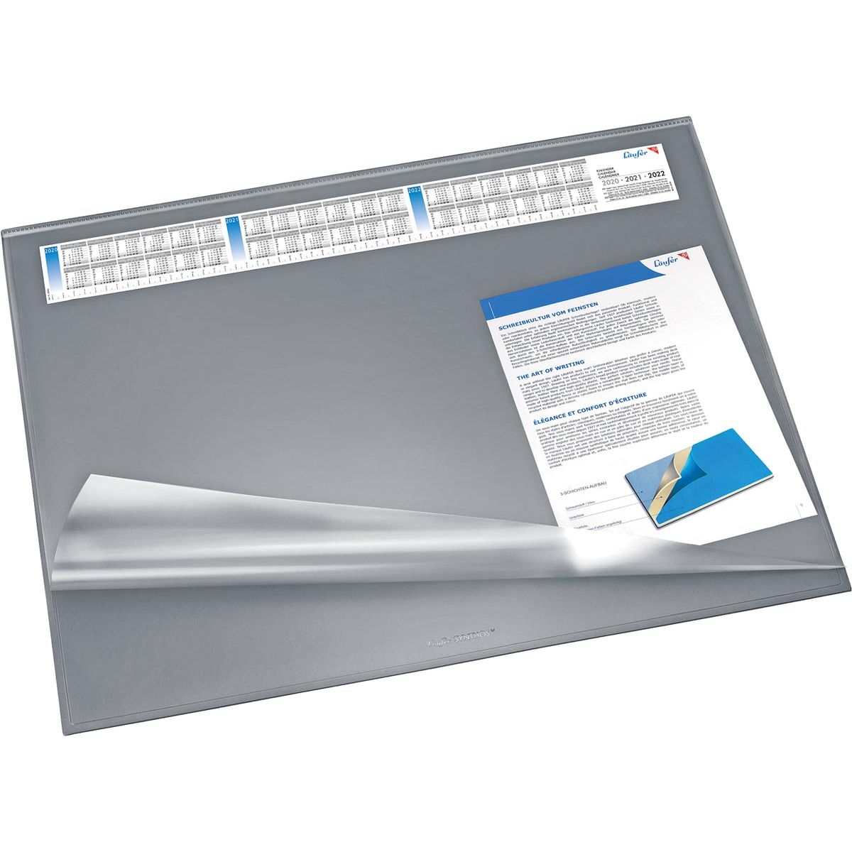 Laufer - Läufer Synthos Unterlage mit Folie, ft 52 x 65 cm, grau